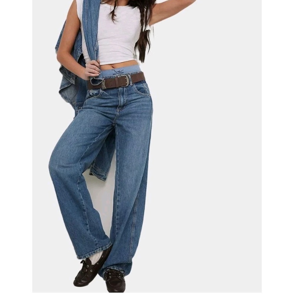 Free People We The Free Aster High Rise Straight Size 29 Jeans